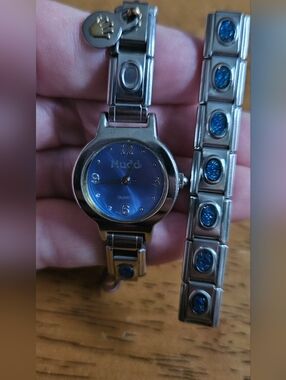 Vintage 90's Mudd Silver-Tone Link Watch